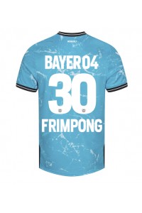 Bayer Leverkusen Jeremie Frimpong #30 Jalkapallovaatteet Kolmaspaita 2023-24 Lyhythihainen